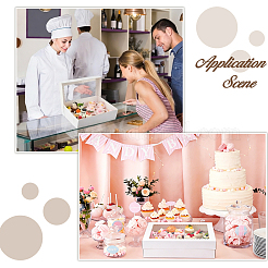 Scatole da forno per cupcake in cartone con 24 fessura&nbsp;CON-WH0095-123B