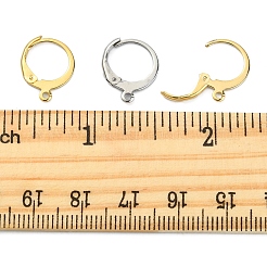 40 шт. 2-х цветная фурнитура для сережек из нержавеющей стали 304&nbsp;STAS-FS0001-24