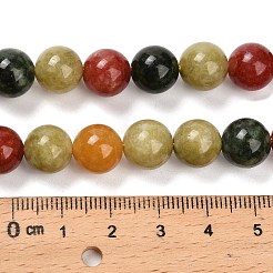 Бусины из натурального белого нефрита&nbsp;G-Z097-A01-10mm-B