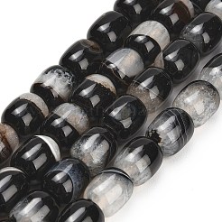Filo di perline di agata naturale&nbsp;GG-L001-J01-01B