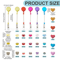 Наборы для изготовления выдвижных катушек для значков своими руками DIY-BT0001-68