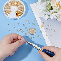 530 шт. 5 стиля открытых соединительных колец из нержавеющей стали 304 и 10 шт. карабинов&nbsp;STAS-WR0001-30A