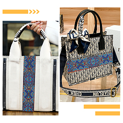 Поликоттоновые ленты с вышивкой в этническом стиле 5м&nbsp;OCOR-FG0001-42C