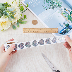 Рулоны декоративных наклеек из ПВХ с круглыми точками в лазерном стиле DIY-WH0453-44A