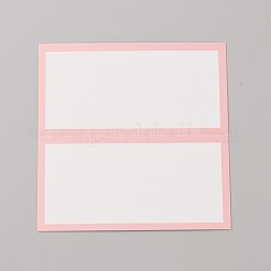 Leere Tischkarten aus Papier für die Hochzeit&nbsp;DIY-WH0899-883B