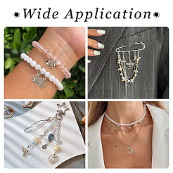 54 pz 6 stili ciondoli di strass in lega&nbsp;FIND-TA0010-65P