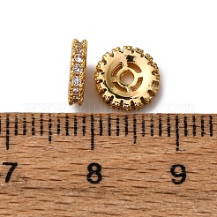 Латунные микро проложить кубических циркония шарики прокладки KK-Z121-32G