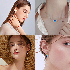 Прозрачные стеклянные соединители звеньев&nbsp;GLAA-SC0001-33