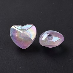 УФ-покрытие светящиеся прозрачные акриловые бусины OACR-C001-06