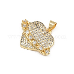 Латунные микро проложить кубического циркония подвески&nbsp;KK-S528-14G