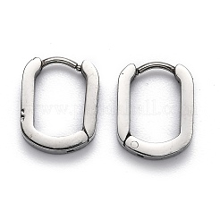 Серьги-кольца Huggie Hoop из нержавеющей стали 304&nbsp;STAS-J033-11A-P