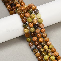 Естественный зеленый опал бисер нитей G-K245-A17-A04