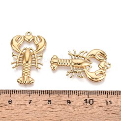 Лобстер из нержавеющей стали 304 с подвесками в виде сердца STAS-T067-26G