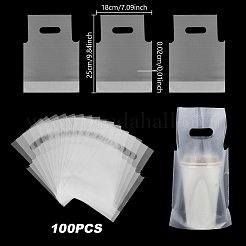 100 Stück HDPE-Getränketräger-Verpackungsbeutel für die Lieferung&nbsp;ABAG-WH0039-71A
