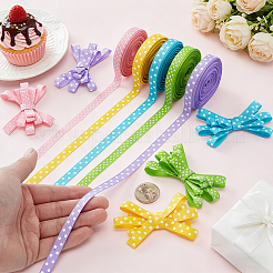 Nastro in poliestere a pois 5 colore&nbsp;OCOR-GA0002-97