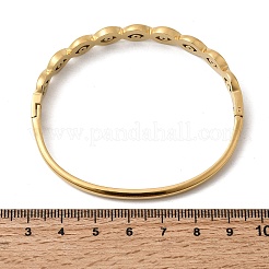 Bracelets articulés en acier inoxydable 304 émaillé pour femmes&nbsp;BJEW-B168-04G-01