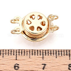 Покрытие стойки цветок латунные застежки для коробок KK-QA183-99G