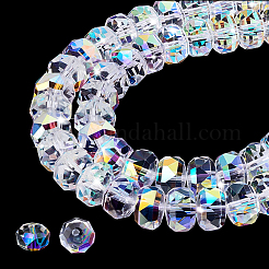 2 нить гальваника стеклянные бусины нити GLAA-PH0004-24