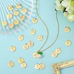 26 шт. 26 стиля латунных подвесок с микропаве из кубического циркония&nbsp;KK-SC0006-94