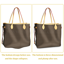 フェルトインサートバッグボトム  クッションパッド  長方形  ブラック  35x18x0.45cm&nbsp;LS-DIY-WH0308-167C-04