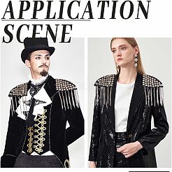 Модные погоны с кисточками&nbsp;AJEW-WH0235-47P