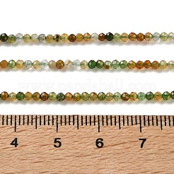 Stränge aus natürlichen gelbgrünen Turmalinperlen&nbsp;G-Z150-A02-2mm-A