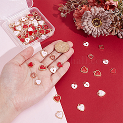 80шт 8 стиля подвески из сплава с эмалью&nbsp;ENAM-NB0002-21