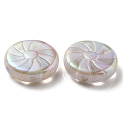 Непрозрачные акриловые бусины с УФ-покрытием&nbsp;OACR-P010-02A