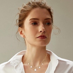 50 шт. 2-х цветные натуральные пресноводные жемчужные рисовые подвески с латунными петлями&nbsp;PALLOY-HS00004