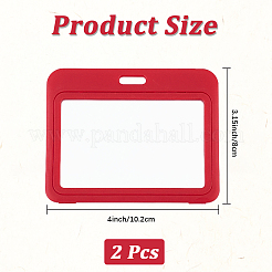 2 шт. акриловые держатели для визиток&nbsp;AJEW-CP0009-21A