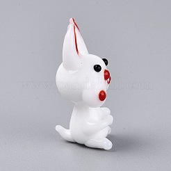 Figurine de lapin en verre fait à la main&nbsp;LAMP-N034-27A