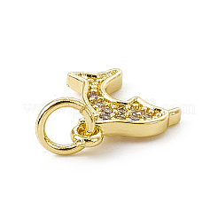 Латунные микро проложить кубического циркония подвески ZIRC-F132-47G