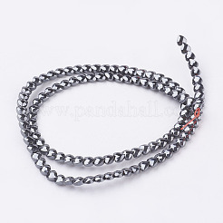 Non magnetici perle ematite sintetico fili&nbsp;G-P341-14-4x3mm