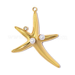 Ciondoli in strass in acciaio inossidabile 304&nbsp;STAS-OY019-41G