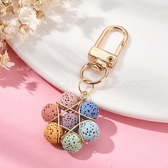 Подвески из натурального лавового камня&nbsp;KEYC-TA0026-01