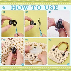 20 пакетик безопасных глаз из смолы для изготовления кукол&nbsp;DIY-PH0033-06