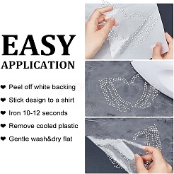 2 лист 2 стиля блестящие стразы горячей фиксации DIY-GF0006-60