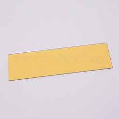 430 Edelstahl-Schilderaufkleber&nbsp;STAS-WH0015-82C