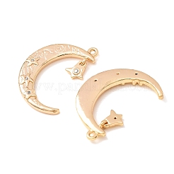Ottone con pendenti in strass di cristallo&nbsp;RB-CBA35BD-01G