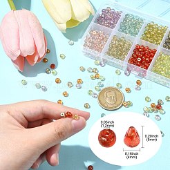 50 г 10 цвета прозрачные акриловые бусины&nbsp;FIND-CJ0002-86