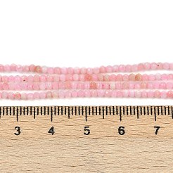 Нити бусин из натурального перуанского розового опала G-F798-A01-01C