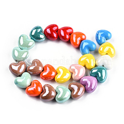 Фарфора ручной работы шарик нити PORC-N007-26