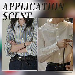 56 шт. 8 пуговицы из натуральной ракушки BUTT-WR0001-24