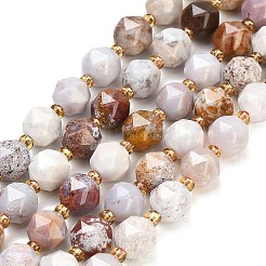 Natürliche ozean achat / ozean jaspis perlen stränge&nbsp;GG-CBA3921-B14-8mm