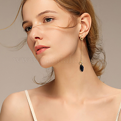 3 пара латунных серег-колец&nbsp;HJEW-OC00317