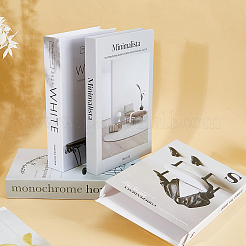 4 pièce de 4 styles de faux livre en papier&nbsp;HOUS-DC0001-01