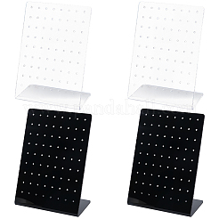 4шт 2-х цветные акриловые подставки для сережек&nbsp;EDIS-SP0001-04A