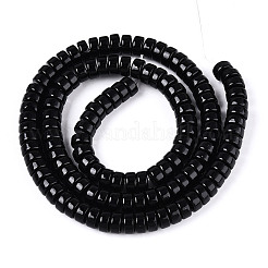 Непрозрачные сплошные цветные стеклянные бусины&nbsp;X-GLAA-N026-3x6mm-11