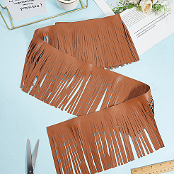 2 м отделка бахромой из искусственной кожи и замши&nbsp;AJEW-CY0001-58A-02