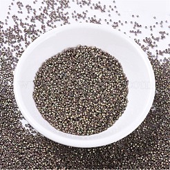 MIYUKIデリカビーズ  シリンダー  日本製シードビーズ  11/0  (db0380) マットメタリックカーキアイリス  1.3x1.6mm  穴：0.8mm  約2000PCS /ボトル  10 G /ボトル&nbsp;SEED-JP0008-DB0380